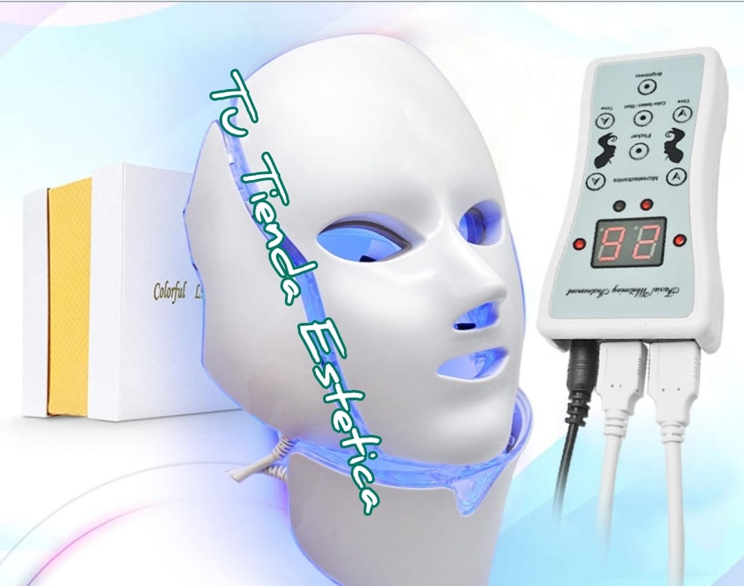 MASCARA LED CON CUELLO