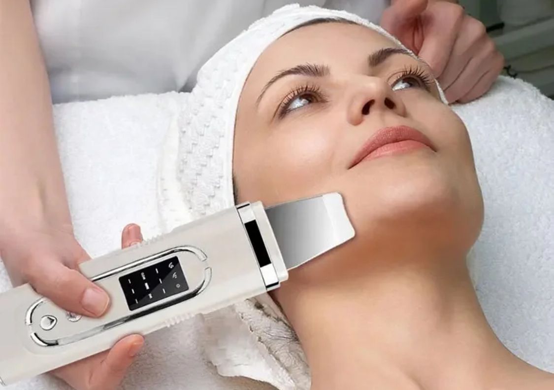 PEELING ULTRASONICO RECARGABLE CON BASE - Imagen 2