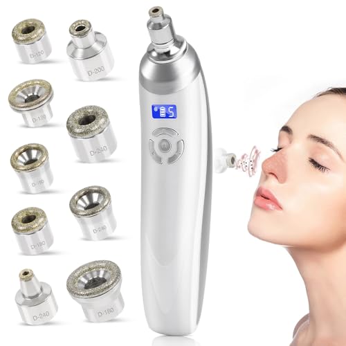 MICRODERMOABRASION RECARGABLE PORTATIL CON PUNTAS DE DIAMANTE